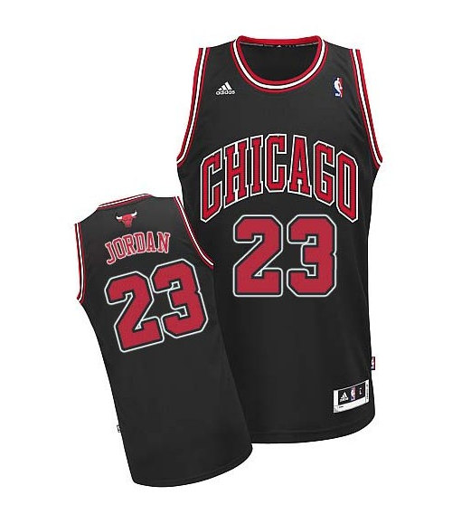 Men's Chicago Bulls #23 Michael Jordan Black Swingman Stitched Basketball Jersey Men's Chicago Bulls #23 Michael Jordan Black Swingman Stitched Basketball Jersey